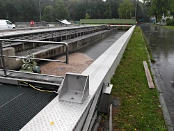 Räumerfahrbahnabdeckung Edelstahl, Friedrichshafen