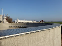 Räumerfahrbahnabdeckung Edelstahl, Nahetal